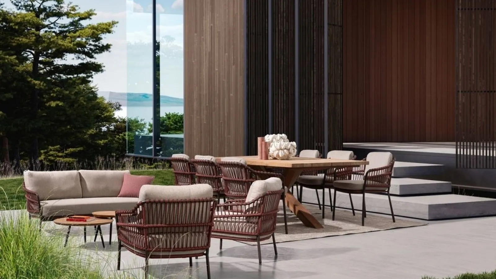 Tavolo Jersey in teak di Bizzotto