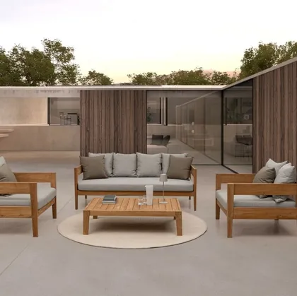  Arredo da esterno in Teak Kobo di Bizzotto