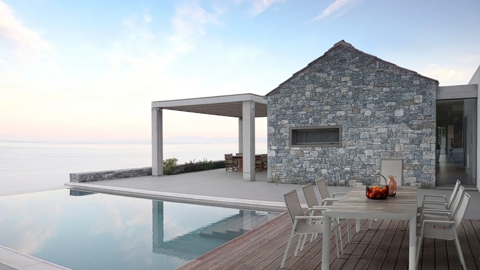 Tavolo e Sedie Lunar di Bizzotto