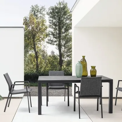 Tavolo con piano in ceramica Mason di Bizzotto