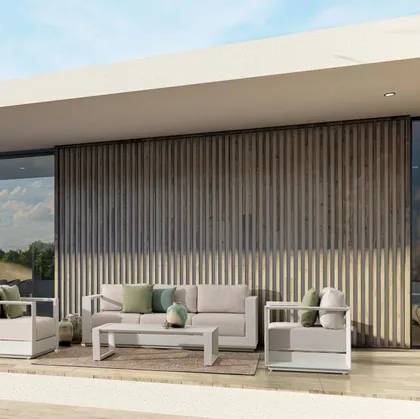 Arredo da esterno Moses in alluminio e tessuto di Bizzotto