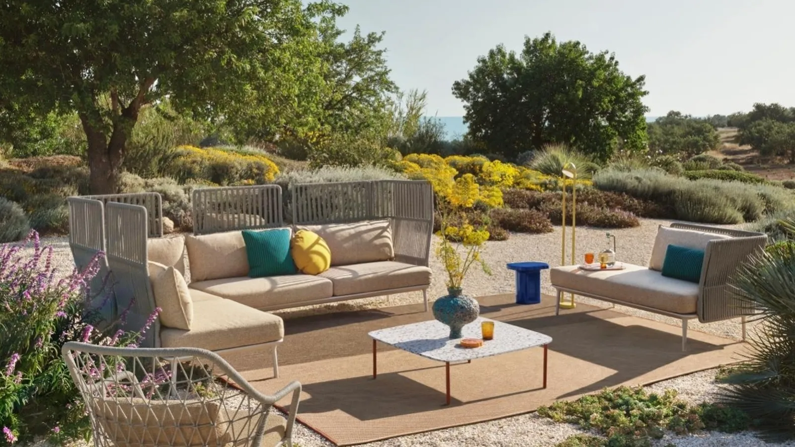 Salotto Outdoor Reva Cocoon di Pedrali