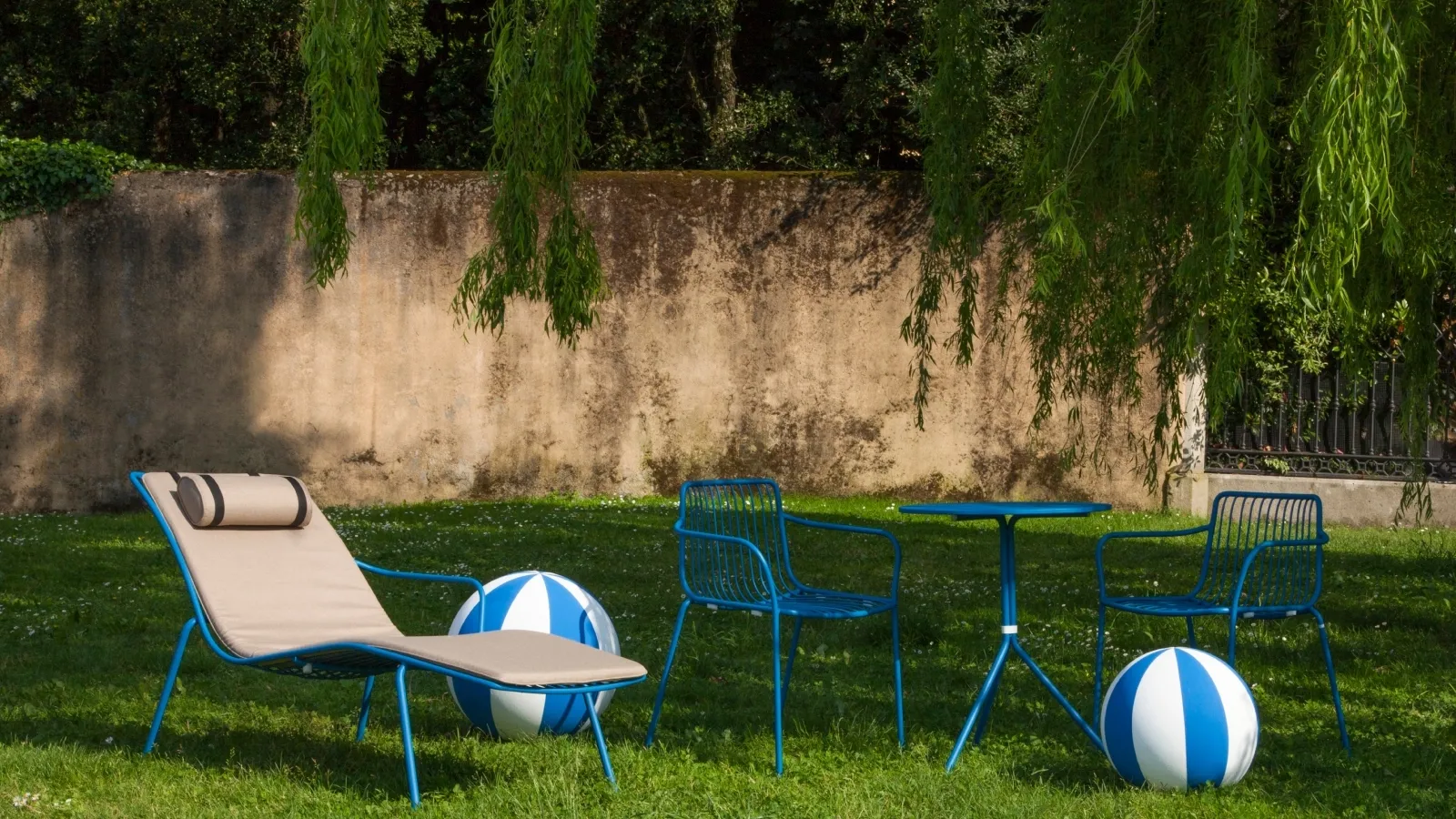 Lettino prendisole Nolita di Pedrali