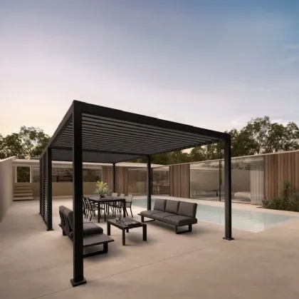Pergola Ocean Antracite a isola di Bizzotto
