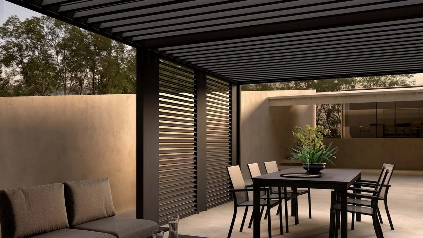 Pergola Ocean Antracite di Bizzotto
