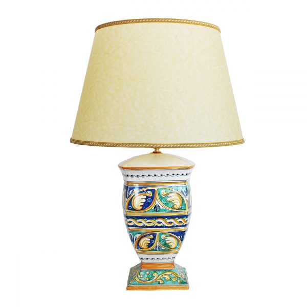 Lampada da Salotto quadrata - Ceramica di Caltagirone