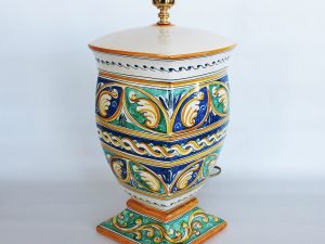 Lampada da Salotto quadrata – Ceramica di Caltagirone