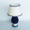 Lampada da comodino a pigna blu, Ceramiche di Caltagirone - immagine 2