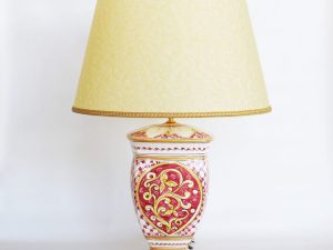 Lampada quadrata in Ceramica di Caltagirone