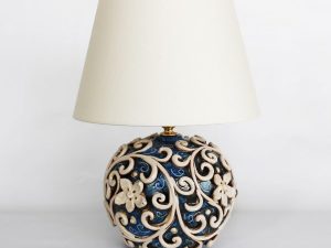 Lumetti da comodino in Ceramica di Caltagirone a Rilievo