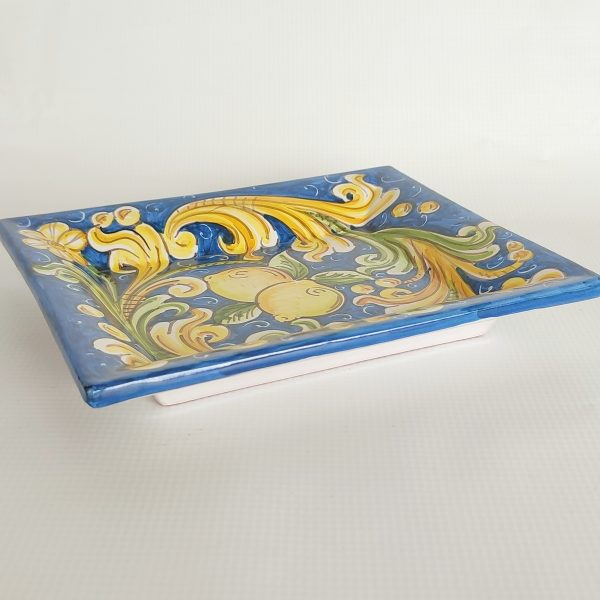 Svuota Tasche Rettangolare in Ceramica di Caltagirone - immagine 3
