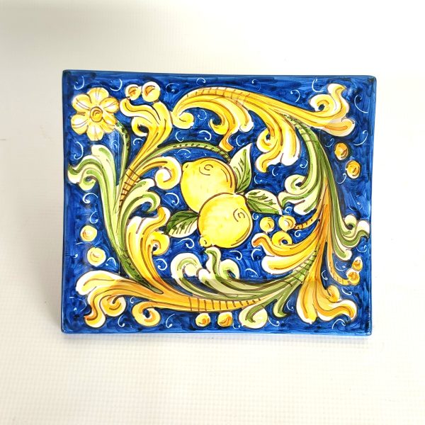 Svuota Tasche Rettangolare in Ceramica di Caltagirone - immagine 2