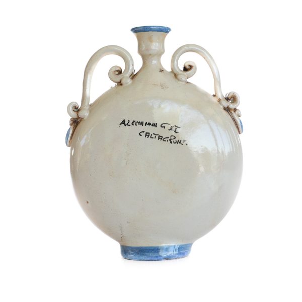 Fiaschetto in Ceramica di Caltagirone con decoro - immagine 5