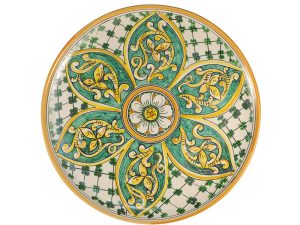 Piatto da parete Tradizionale in Ceramica di Caltagirone
