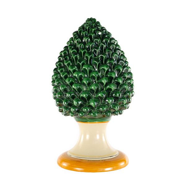 Pigna Classica Verde in Ceramica di Caltagirone