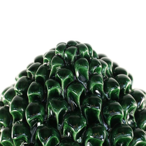 Pigna Classica Verde in Ceramica di Caltagirone - immagine 2